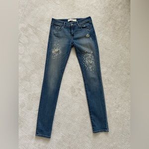 Abercrombie & Fitch embellished jeans